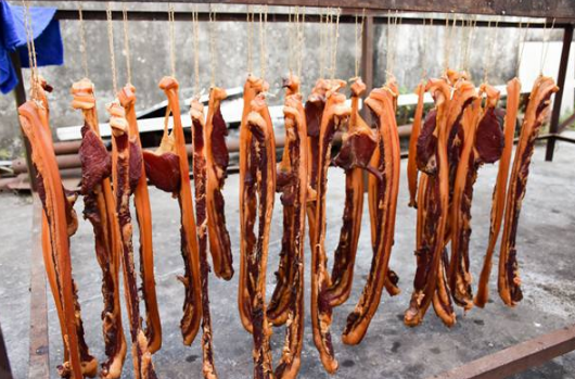 腊肉|腌腊肉的盐要炒多久