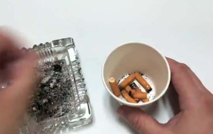 烟头|抽完的烟头泡水可以浇花吗