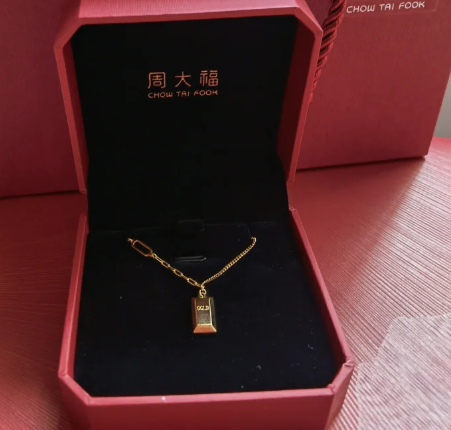 周大福|周大福小金条项链是实心的吗