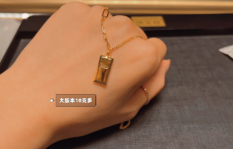 周大福|周大福小金条项链大的好看还是小的好看