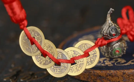 五帝钱|五帝钱化大门煞怎么放