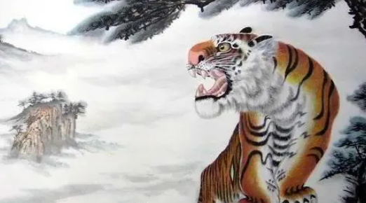 玄关|玄关画猛兽图可以吗