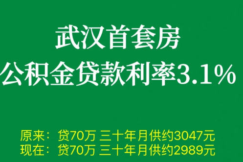 武汉|武汉公积金利率下调了吗2022最新