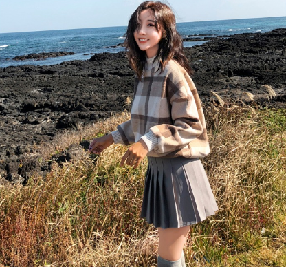 百褶裙|大百褶裙子和小百褶裙子怎么选择