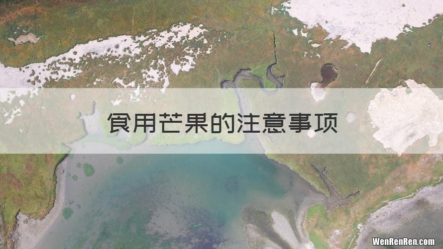 食用芒果的注意事项